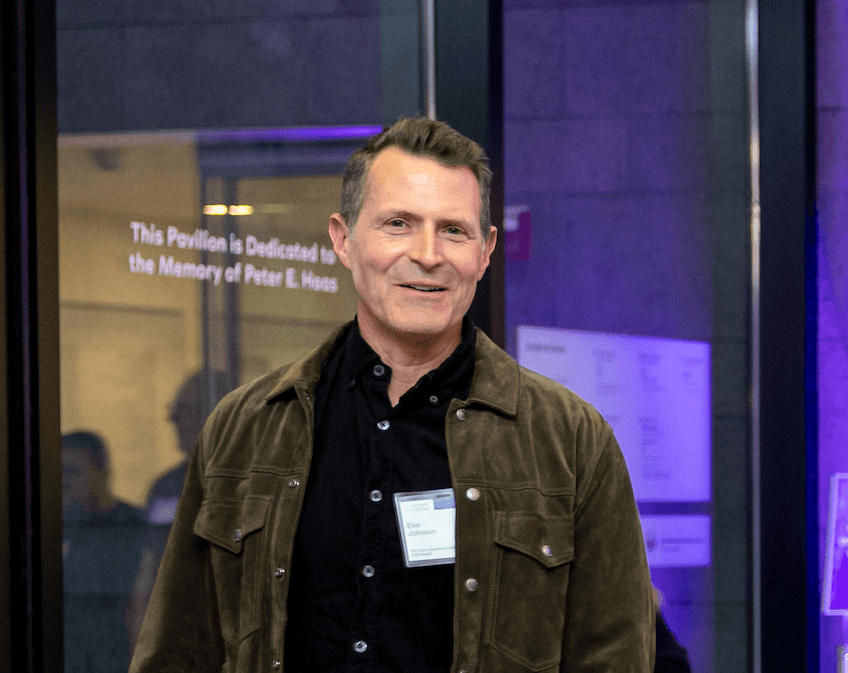 Eliel Johnson at an event, portrait with natural light